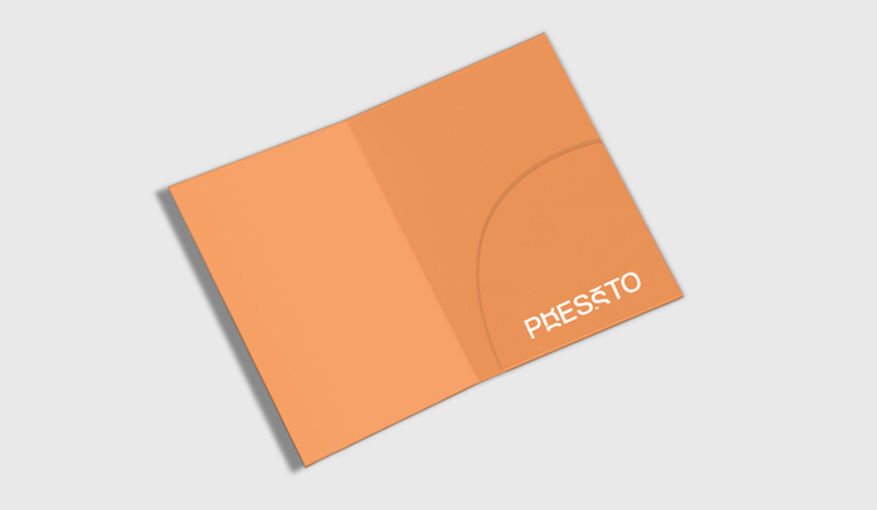 Cartelline 2 Ante con Tasca Semicircolare