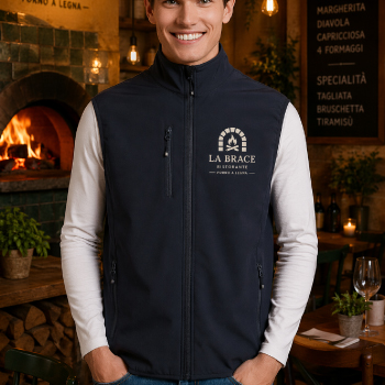 Gilet softshell zip intera