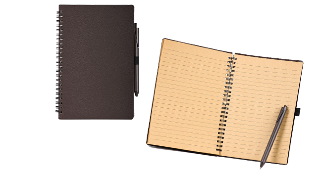 Blocco appunti fondi di caffè